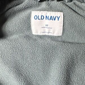 Old Navy Charcoal Fleece Outerwear